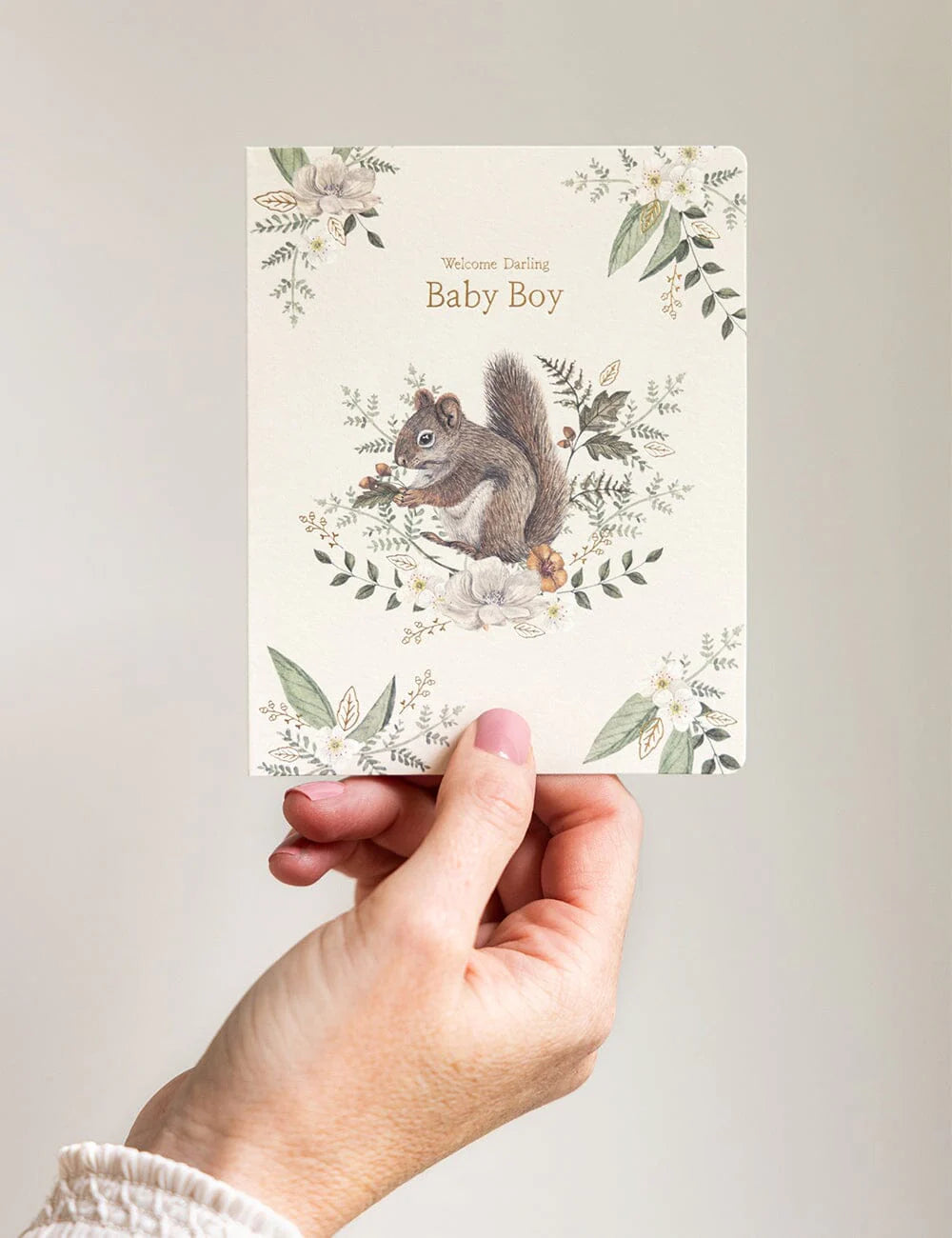 Bespoke Letterpress | Welcome Darling Baby Boy