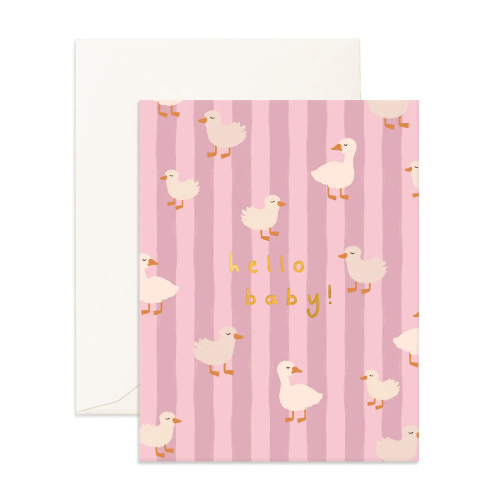 Fox & Fallow | Hello Baby Ducks - Pink