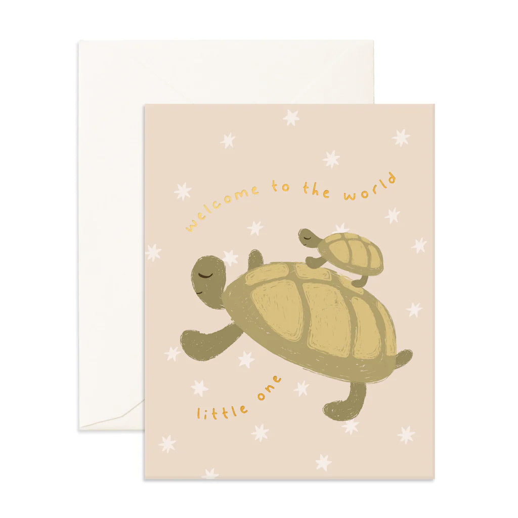Fox & Fallow | Welcome Little One Turtle