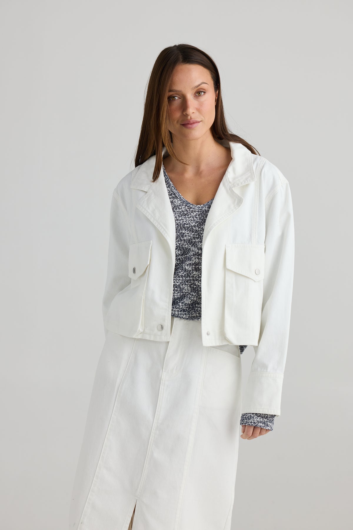 Holiday | Cruise Skirt - White