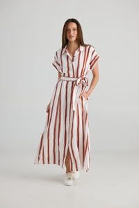 Holiday | Cordelia Dress - Drifter Stripe