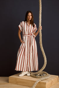 Holiday | Cordelia Dress - Drifter Stripe