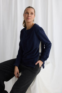 Home Love | Goodwood Zip Sweat - Navy