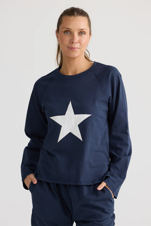 Home Love | Accent Top - Navy