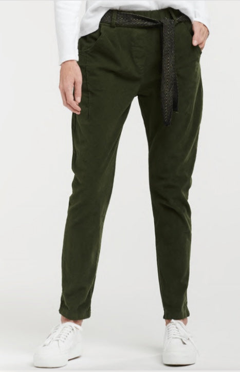 Pants with Belt - Military