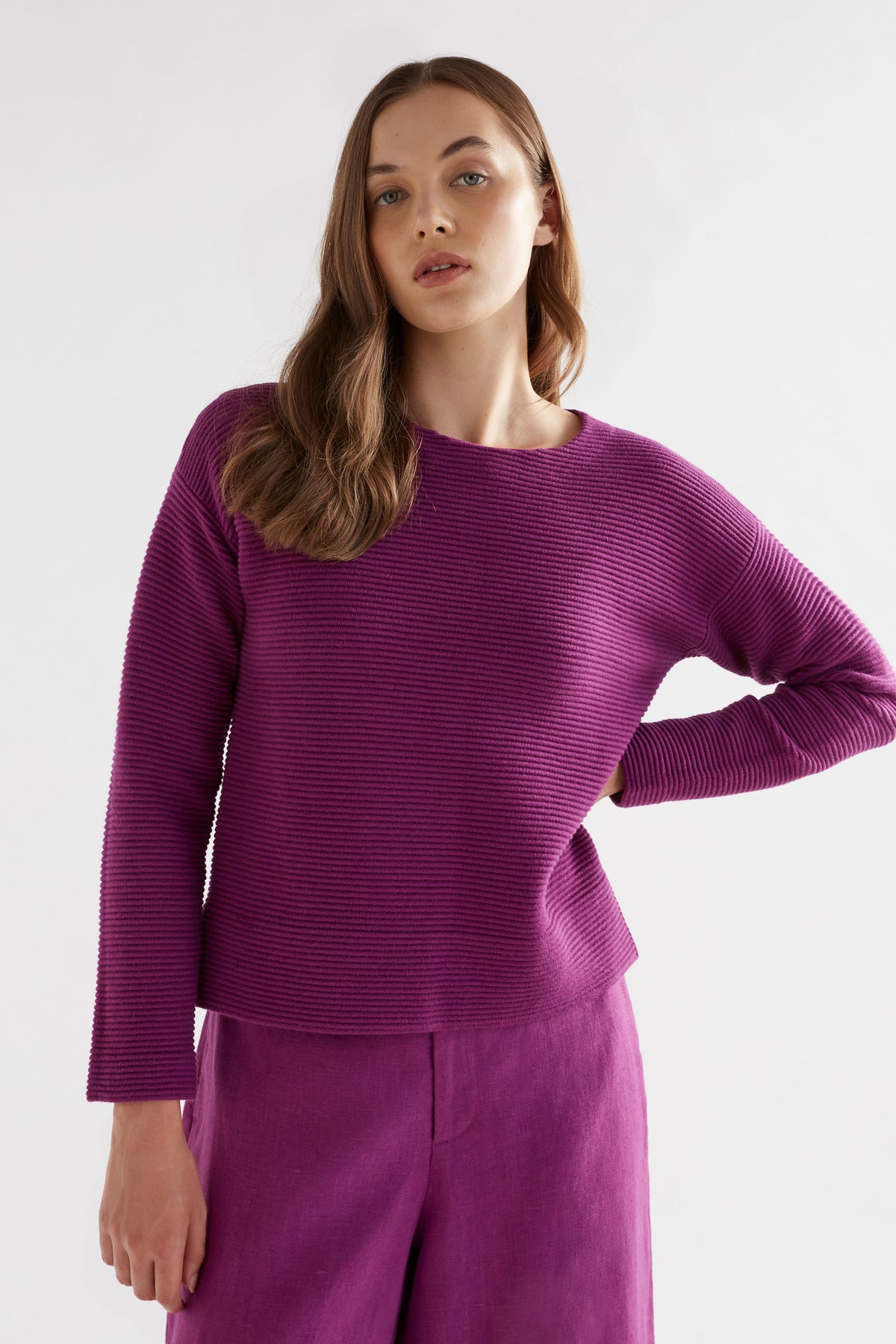 ELK | Neiu Ottoman Sweater - Magenta