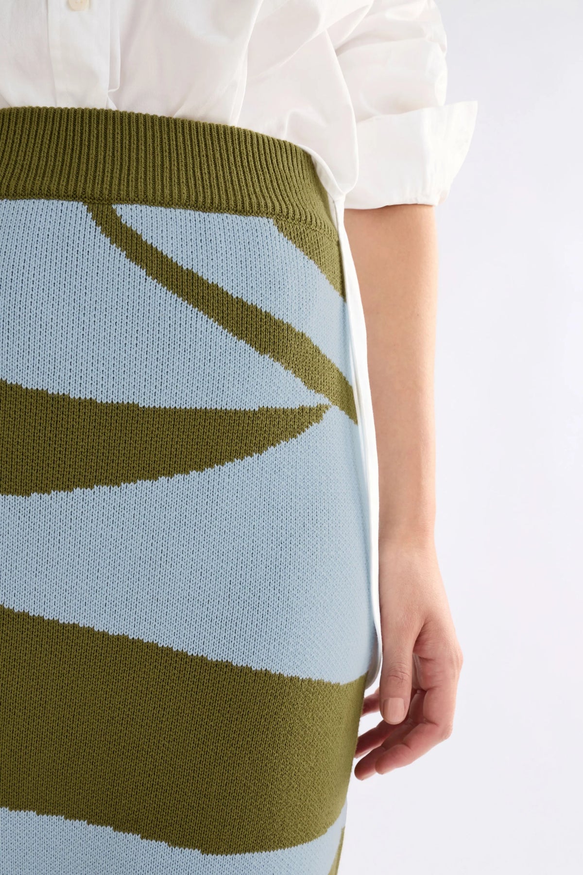ELK | Leben Skirt - Washer Blue / Artichoke