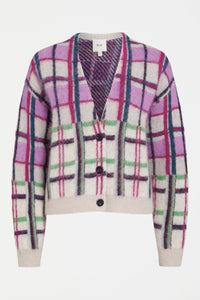 ELK | Ostti Cardigan - New Navy Check