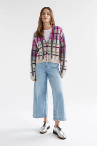 ELK | Ostti Cardigan - New Navy Check