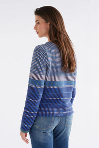 ELK | Cila Organic Knit Jumper - Blue Multi