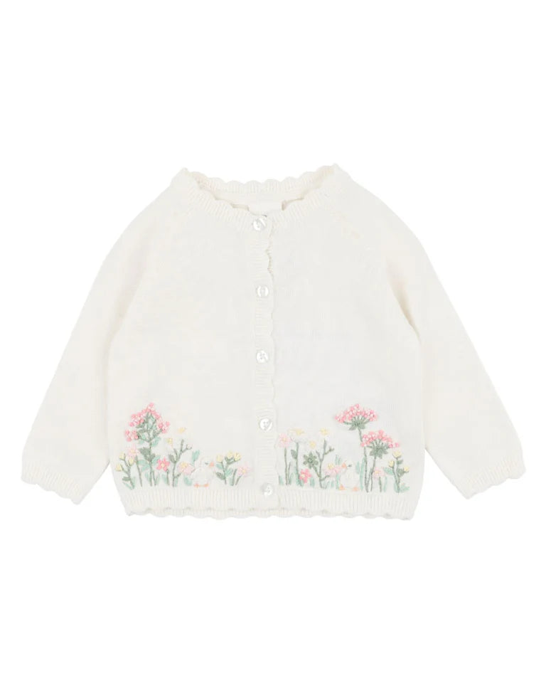 Bebe | Bonnie Organic Hand-Embroided Cardigan