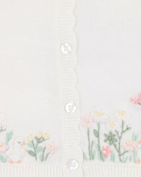 Bebe | Bonnie Organic Hand-Embroided Cardigan