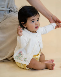 Bebe | Bonnie Organic Hand-Embroided Cardigan