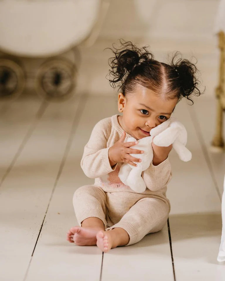 Bebe | Olive Bunny Knitted Romper