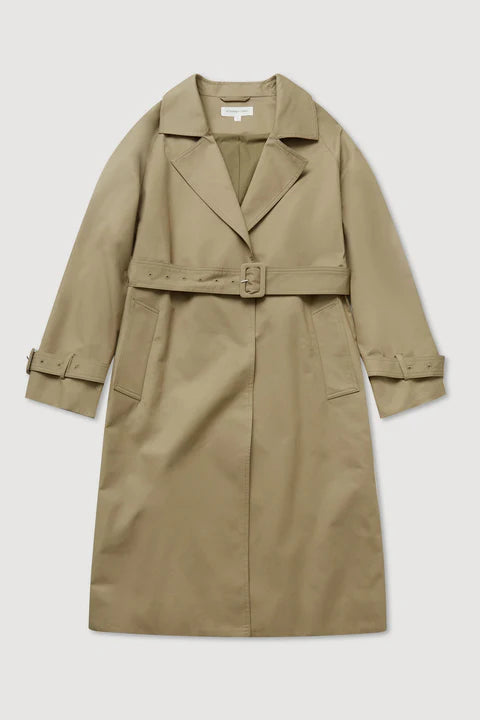 Assembly Label | Kallina Trench Coat - Cement