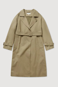Assembly Label | Kallina Trench Coat - Cement