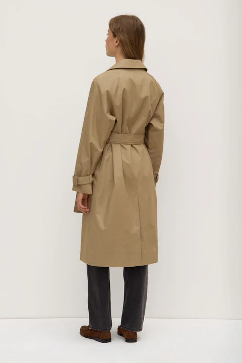 Assembly Label | Kallina Trench Coat - Cement