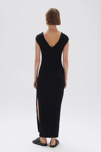 Assembly Label | Lottie Knit Midi Dress - Black