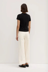 Assembly Label | Lyla Cap Sleeve Tee - Black