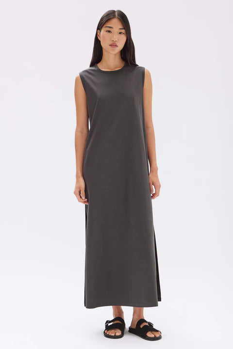 Assembly Label | Madison Silk Blend Tank Dress – Floral Harvest