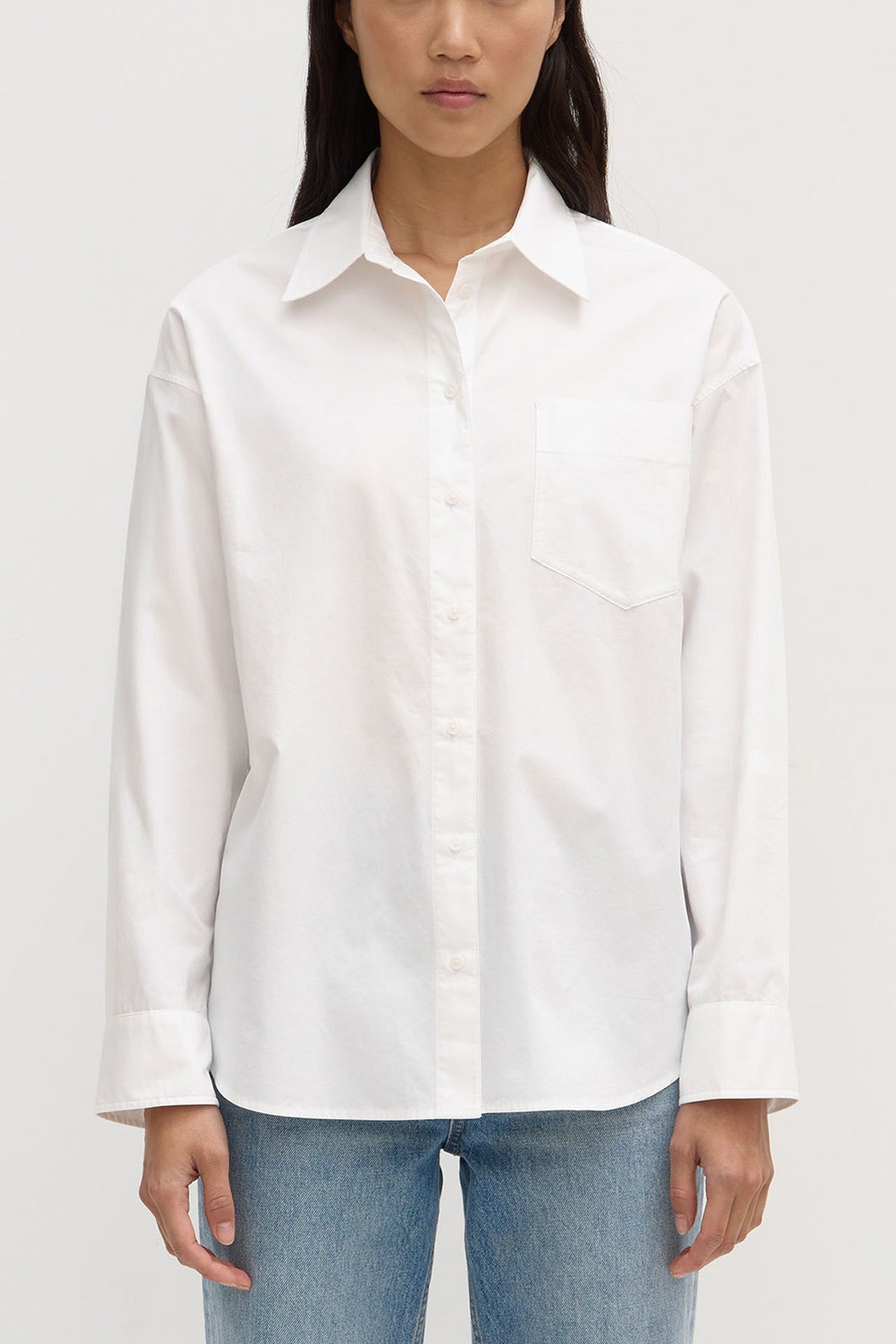 Assembly Label | Molly Poplin Long Sleeve Shirt