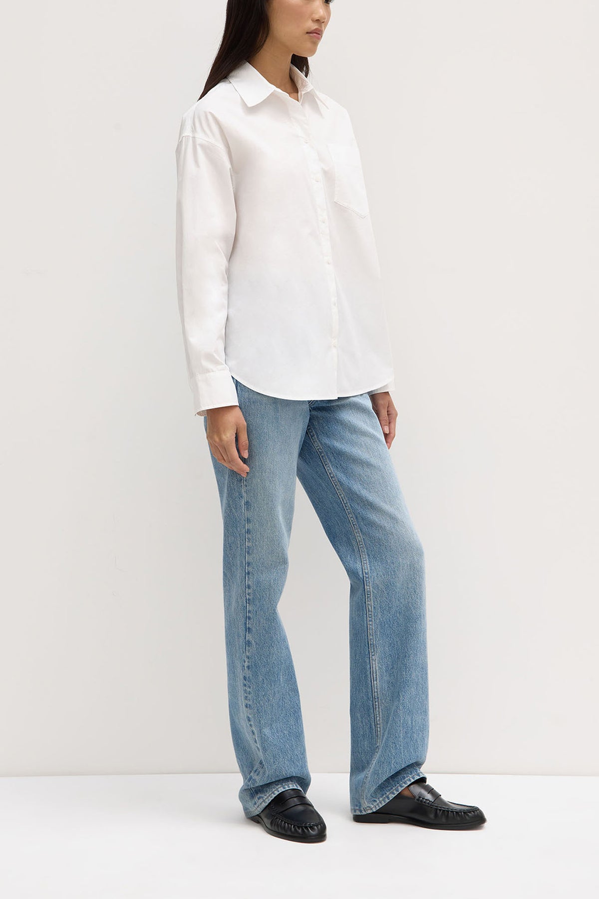 Assembly Label | Molly Poplin Long Sleeve Shirt