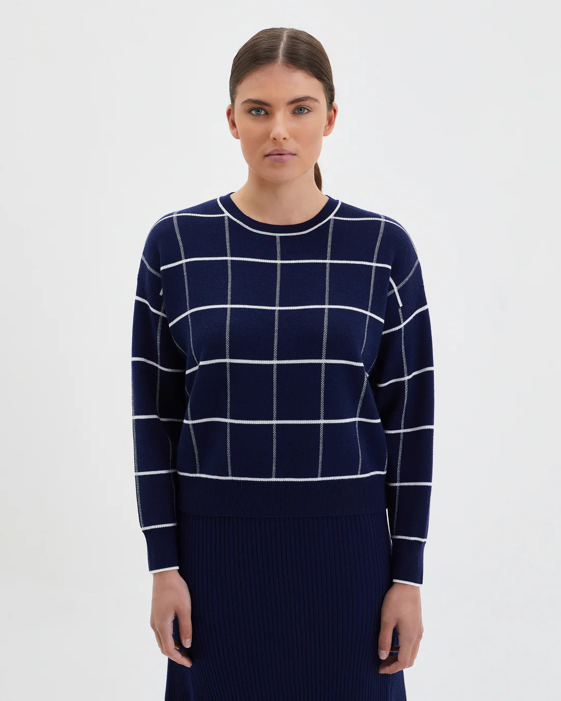 Iris & Wool | Gargle Gingham - Navy