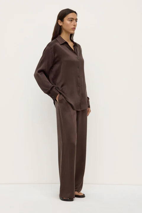 Assembly Label | Pippa Silk Shirt - Bronze