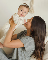 Quincy Mae | Zip Longsleeve Sleeper - Bunnies