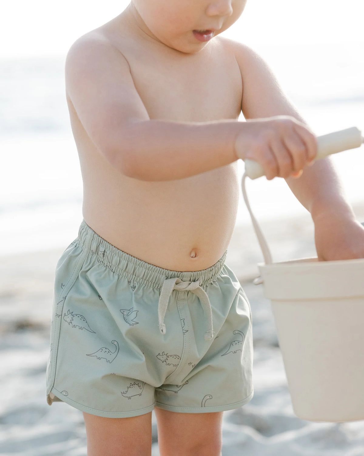 Quincy Mae |  Boys Swim Short - Dino