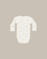 Quincy Mae | Side Snap Bodysuit - Bunnies