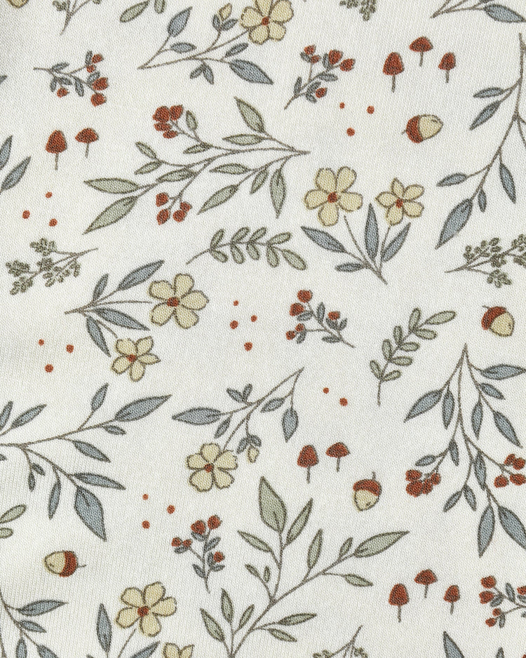 Quincy Mae | Bamboo Zip Footie - Woodland