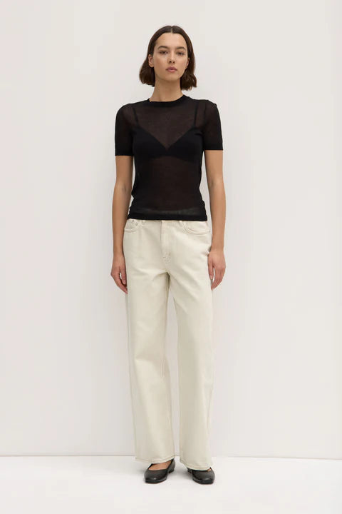 Assembly Label | Rowena Knit Tee - Black