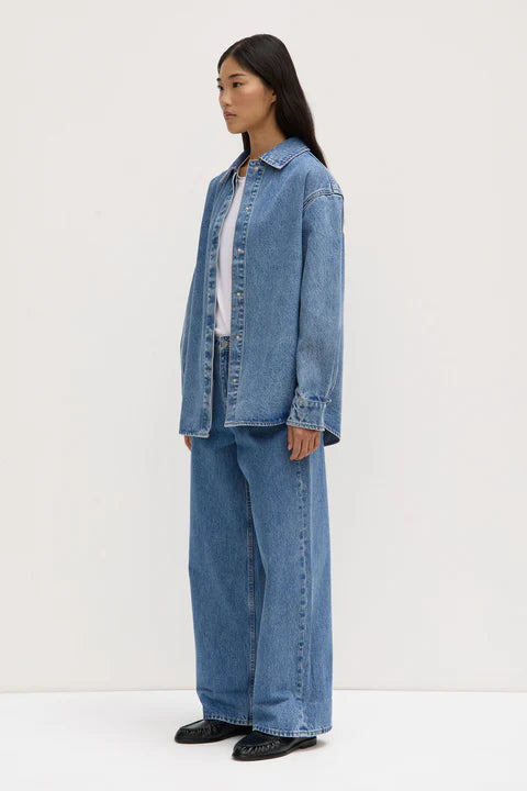 Assembly Label | Rylee Denim Overshirt - Indigo Fade