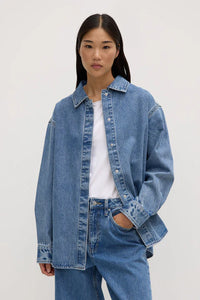 Assembly Label | Rylee Denim Overshirt - Indigo Fade