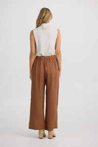 Shanty | Dickens Pants - Cocoa Linen