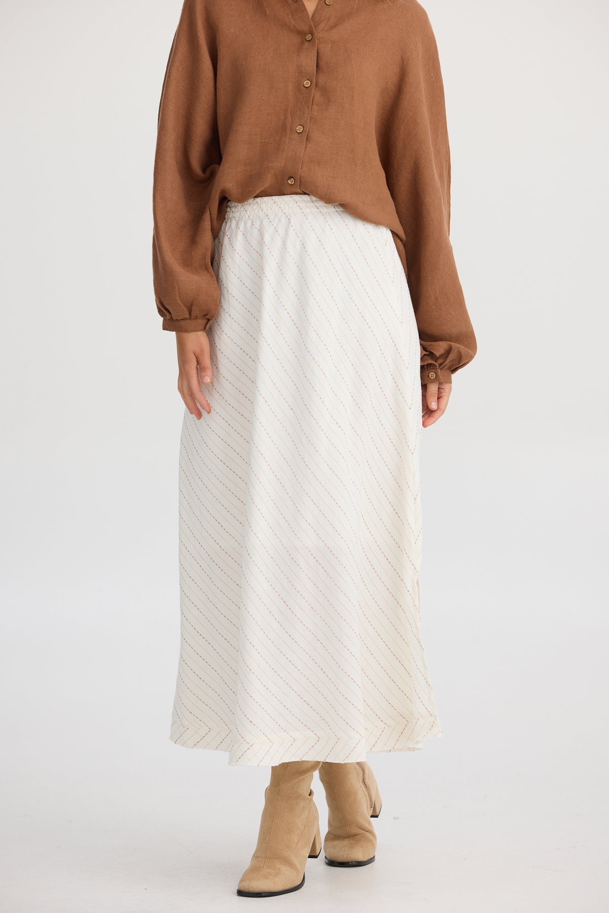 Shanty | Sicily Skirt - Ecuador Stripe