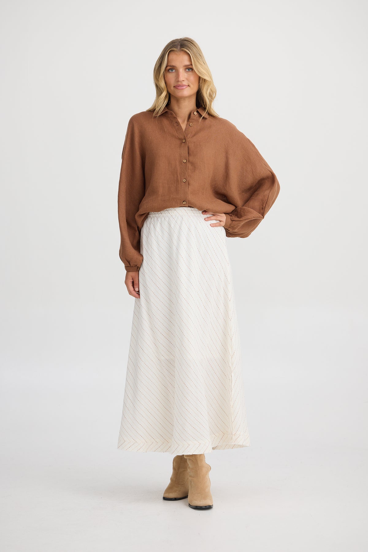 Shanty | Sicily Skirt - Ecuador Stripe