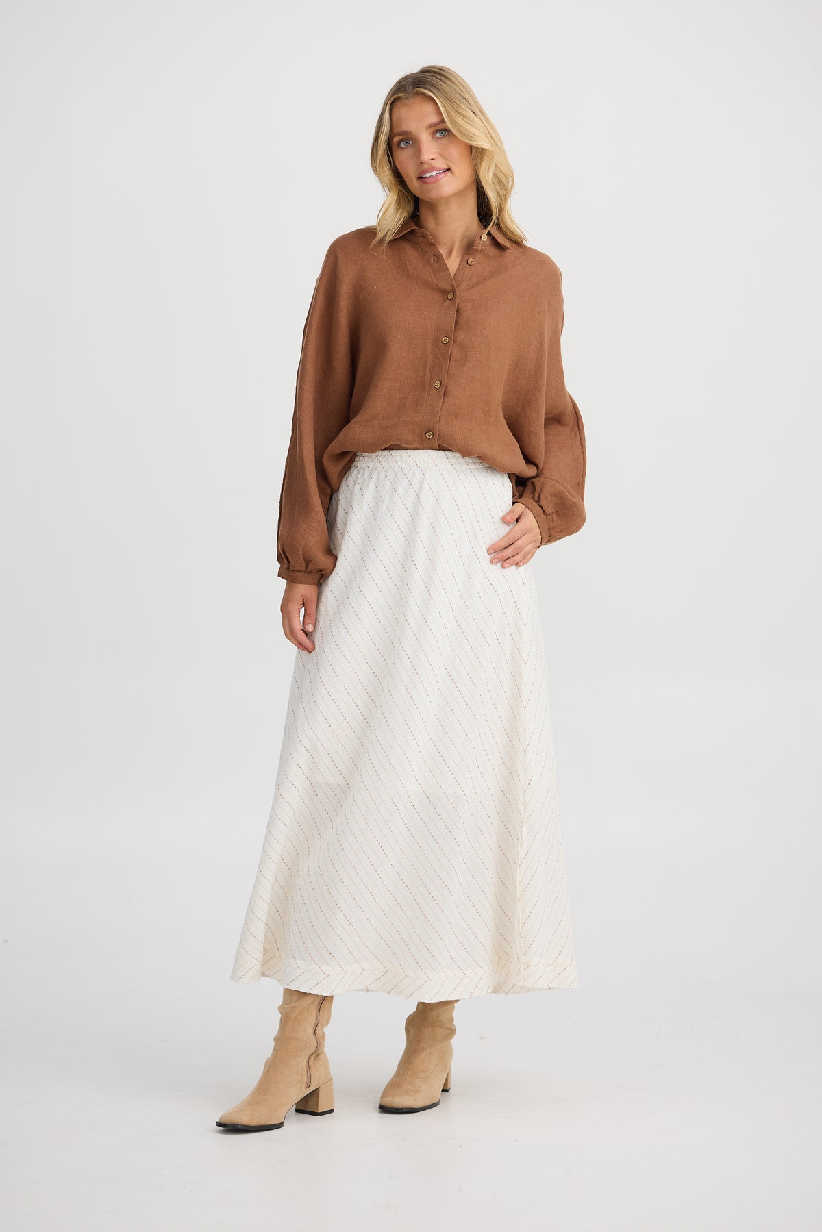 Shanty | Sicily Skirt - Ecuador Stripe