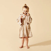Wilson + Frenchy | Pattern Play Organic Terry Hooded Towel
