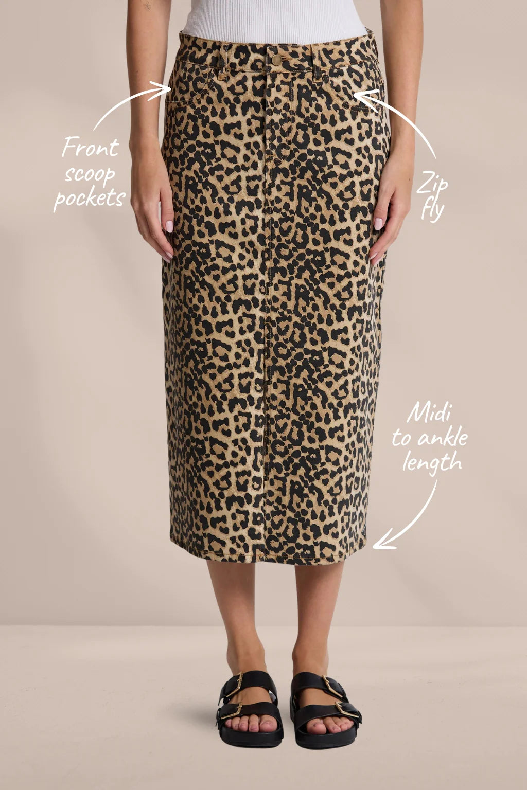 Stella + Gemma | Ryder Skirt - Leopard