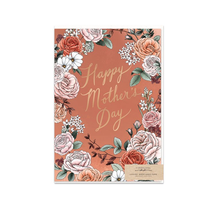 Typoflora | Rose Mothers Day