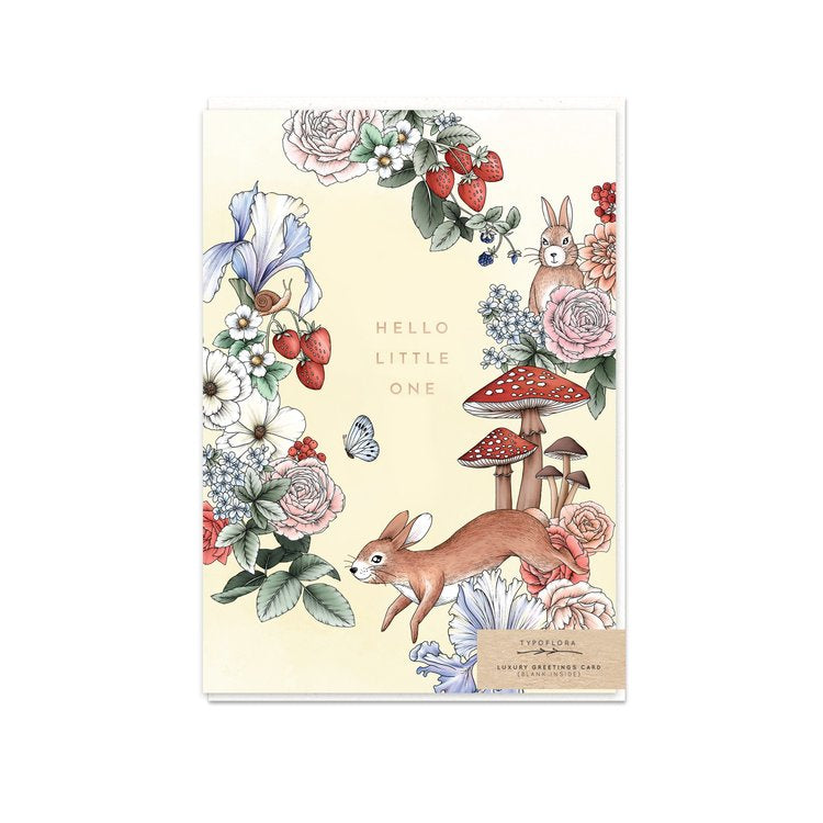 Typoflora | Mushroom Little One Card