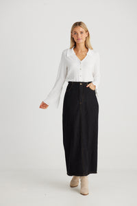 Talisman | Macey Skirt - Black Wash