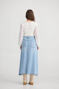 Talisman | Austin Skirt - Light Blue Wash
