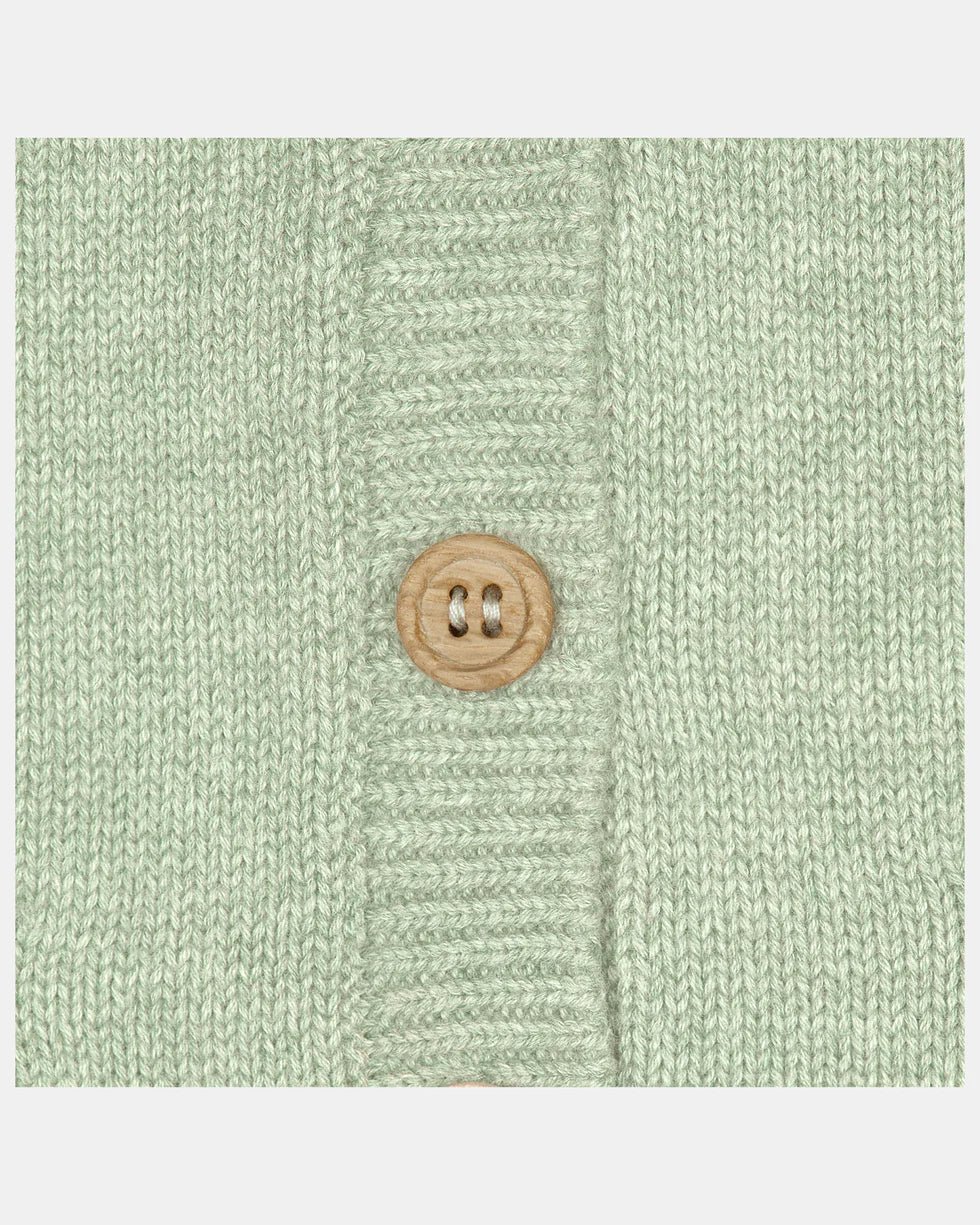 Toshi | Organic Cardigan Remy - Matcha