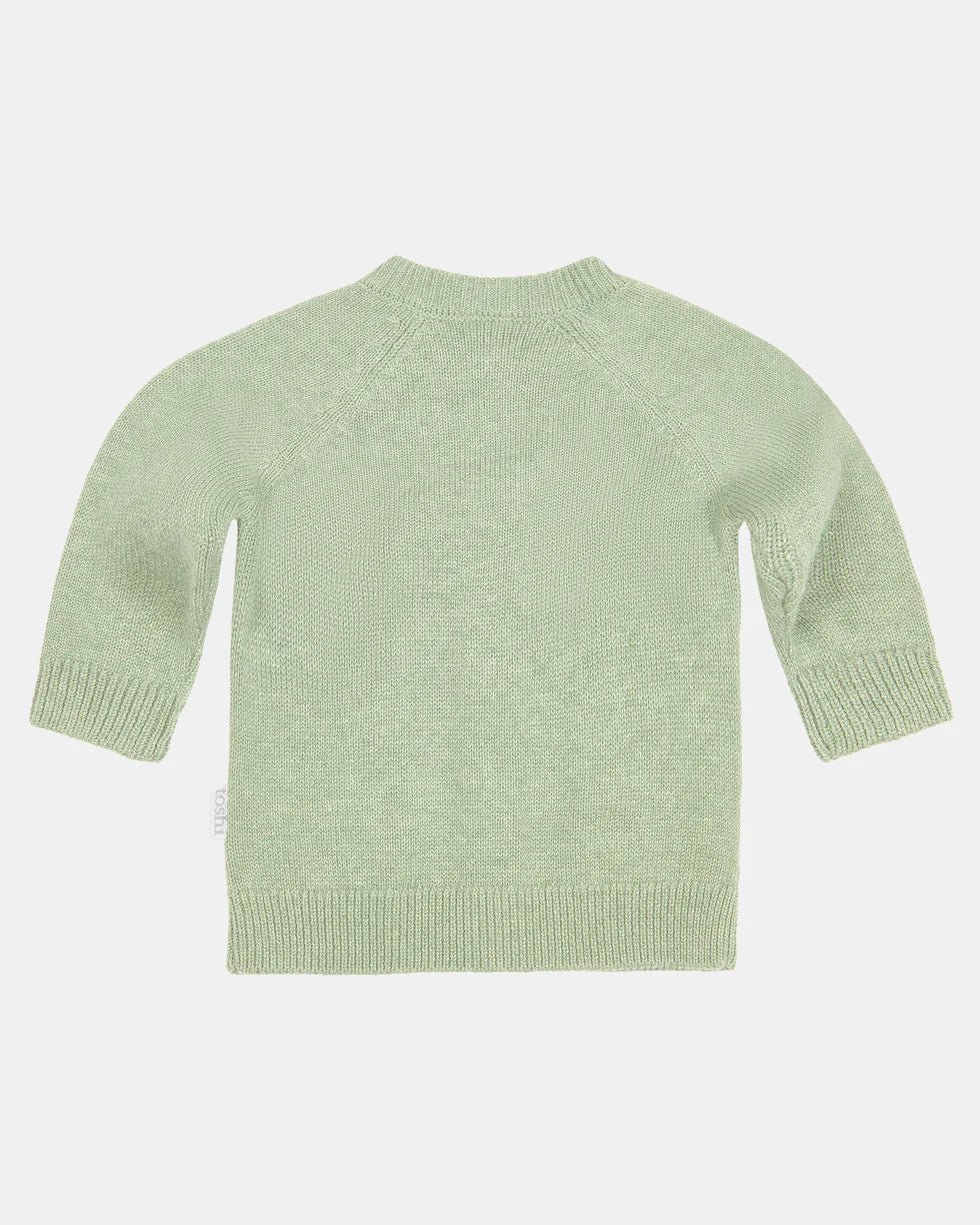 Toshi | Organic Cardigan Remy - Matcha