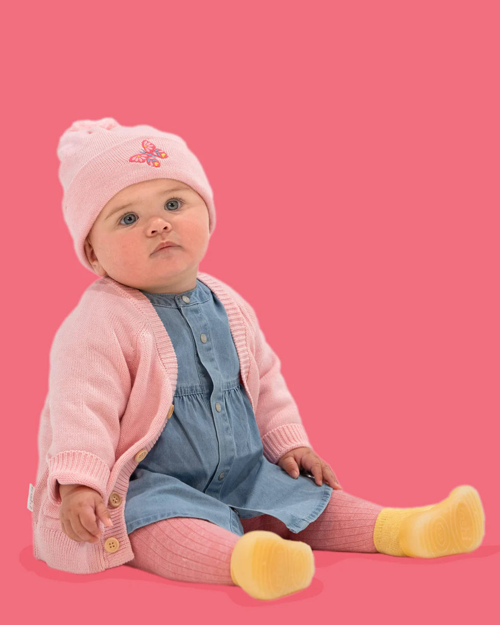 Toshi | Organic Cardigan Remy - Pearl