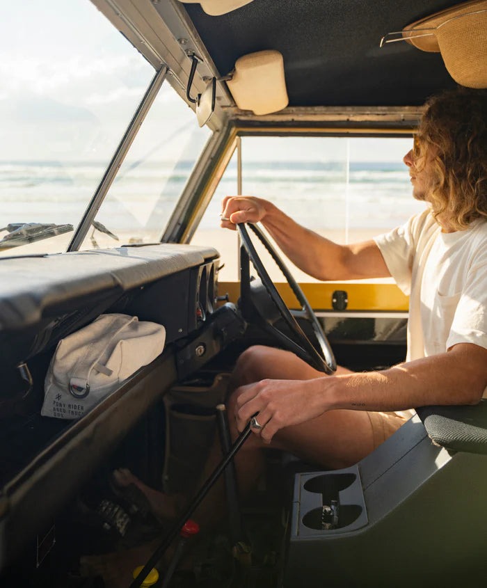 Pony Rider | Escapee Toiletry Bag | Upcycled - Natural