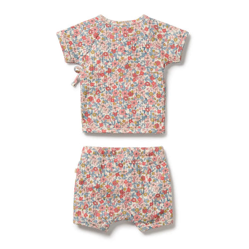 Wilson + Frenchy | Summer Bloom Organic Kimono Set